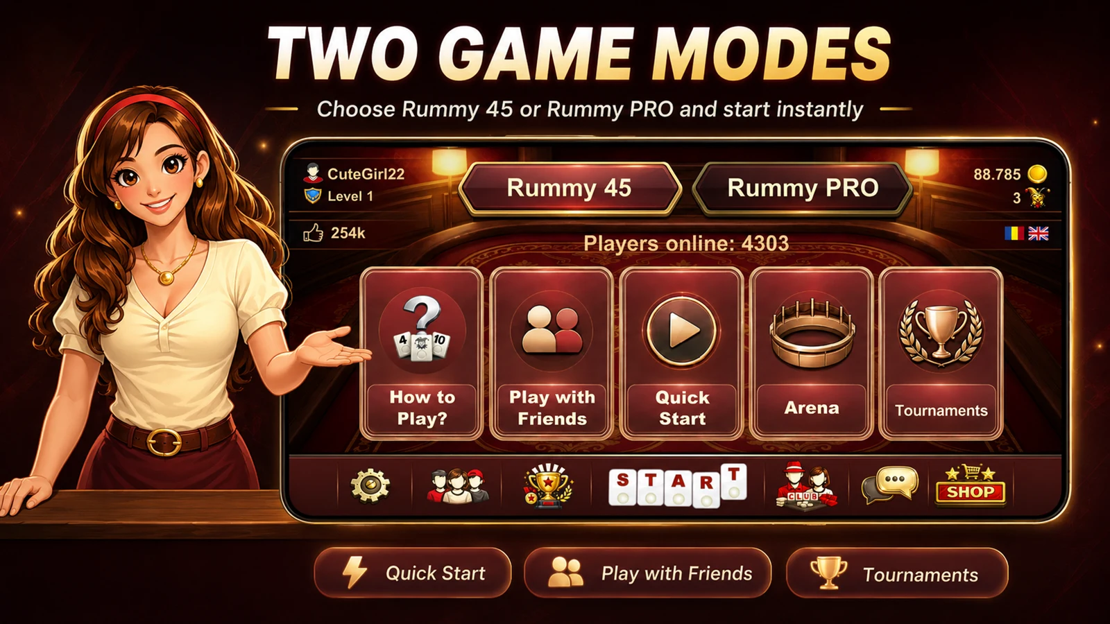 Rummy 45 - Remi Online screenshot